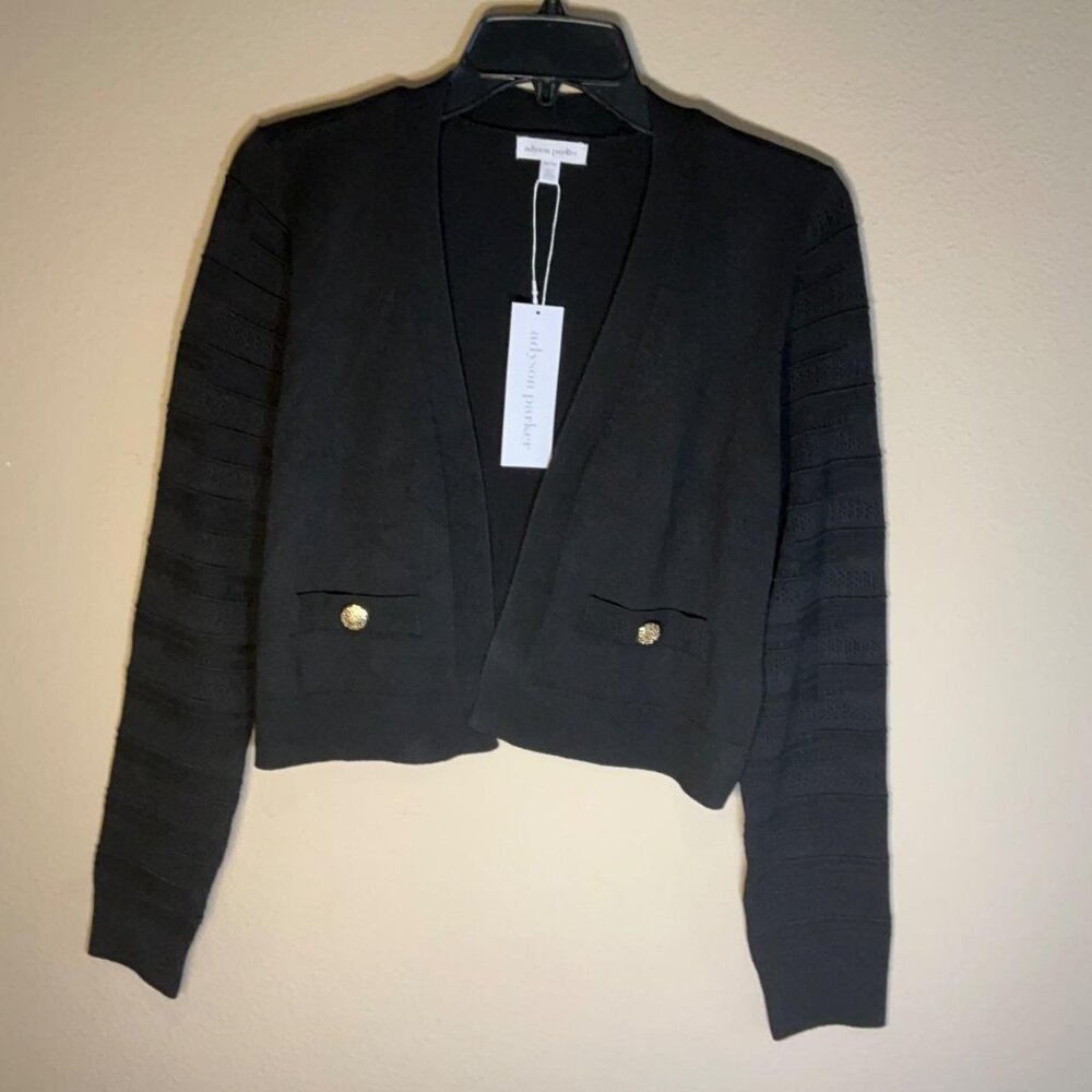 Adyson Parker Women's Black Cardigan, Size M (NWT)